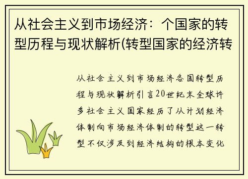 从社会主义到市场经济:个国家的转型历程与现状解析(转型国家的经济转型)